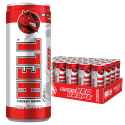 HELL DRINK RED GRAPE STRONG 250ml